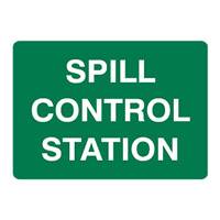 Brady Sign Spill Control Station Metal 450 x 300 841318