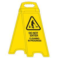 Brady Sign Floor ' Do Not Enter Cleaning In Progress' 841990