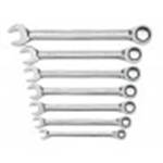SPANNER SET GEARWRENCH RATCHET COMB 7PC 8-18MM  9417