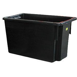 BIN STACKING/NESTING BLACK NO15 68L   IH078BLK