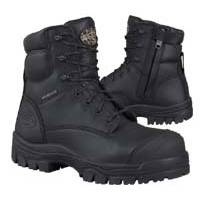Oliver Boots All Terrain Lace Up/Zip Black Leather Size 14 45-645Z/14