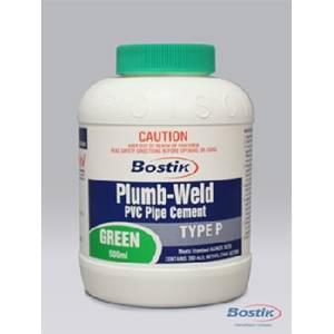 Bostik PVC Pipe Cement Type P Green 500ml