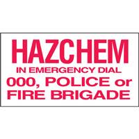 Brady Sign Emergency Information 600 x 300 832040