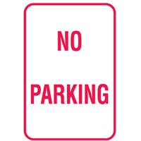 SIGN NO PARKING METAL 450mm x 600mm 832050