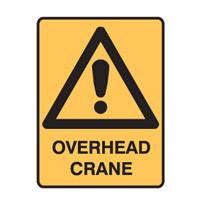Brady Sign Crane O/Head 450 x 600 Metal 832093