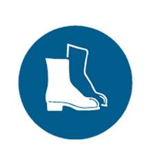 Brady Sign Foot Protection Must Be Worn 833008