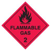 BRADY SIGN METAL FLAM GAS 2 270MM 836001
