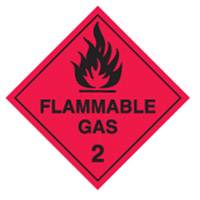 Brady Sign Metal Flam Gas 2 270mm 836001