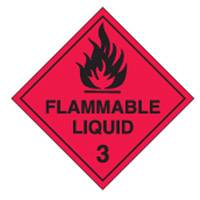 BRADY SIGN METAL FLAM LIQUID 3 METAL   836004