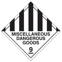 Brady Misc Dangerous Goods Sign Mtl 836015
