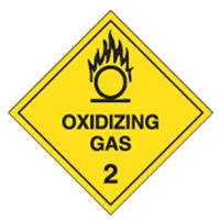 Brady Sign Metal Oxidizing Gas 2 270mm 836018