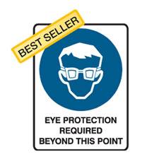 Brady Sign Eye Prot Req Beyond 300 x 225 Poly 840943