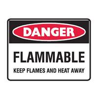 BRADY SIGN DANGER FLAMMABLE 841421