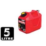 CAN JERRY 5 LITRE PLASTIC RED PETROL 0957  LA510AP5