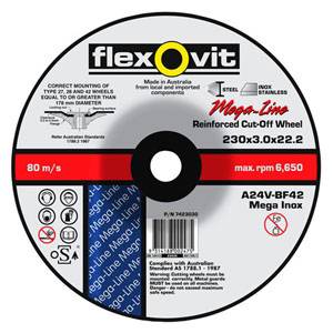 DISC C/O INOX D/C 127X2.5X22  FLEXOVIT  7412725