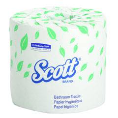 SCOTT TOILET TISSUE 1 PLY UNBLEACHED 25626