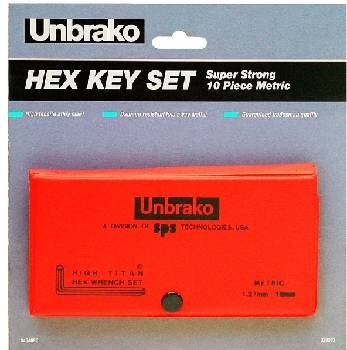 Key Hex Set Metric 10pc Wallet 1.3 - 10mm 527525-Pr