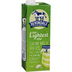 Milk Long Life Skim 1Ltr Devondale