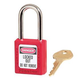 PADLOCK LOCKOUT RED 0410RDKD KEYED DIFFERENT