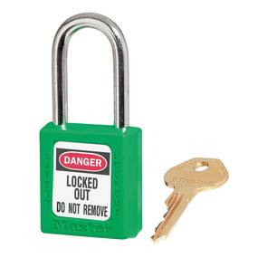 Padlock Lockout Green 0410grkd Keyed Different