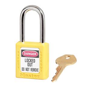 Padlock Lockout Yellow 0410Ylkd Keyed Different