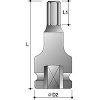 Impact Socket Inhex 3/4