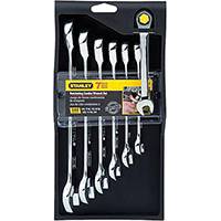 SPANNER SET STANLEY RATCHET COMB A/F  94-542